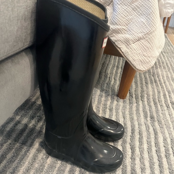 HUNTER REGENT RAIN BOOTS size 5.5/6 - Picture 4 of 8